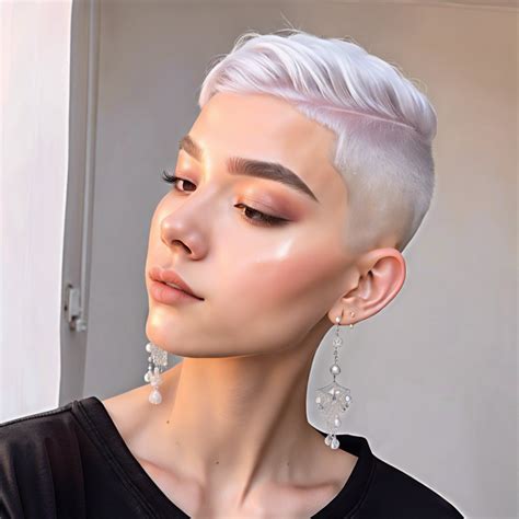 15 White Buzz Cut Ideas To Inspire Your Next Hairstyle Burst Of Style