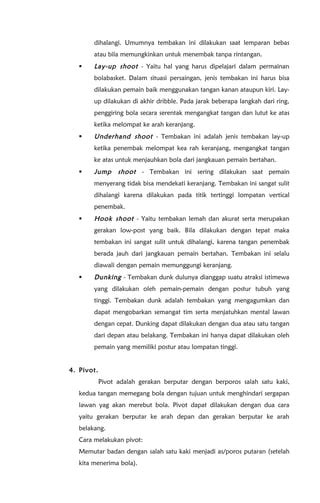 Makalah Bola Basket Lengkap PDF