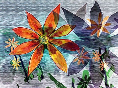 Dahlia Dream Digital Art By Donald Chandonnet Fine Art America