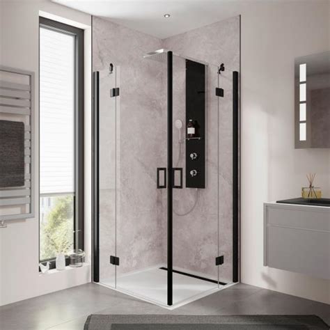 Hsk Aperto Two Way Hinged Door For Corner Entry With Twinseal Light