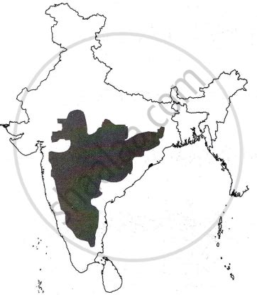 On The Given Outline Map Of India Mark And Label The Following The