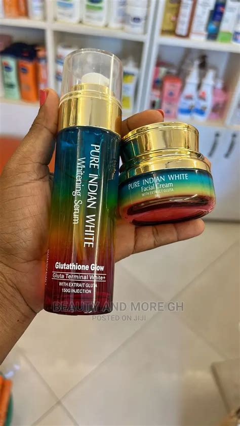 Pure Indian White Whitening Serum And Whitening Face Cream