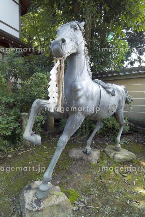 粟田神社 神馬像 京都市の写真素材 151506382 イメージマート