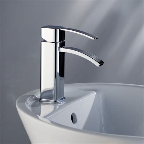 Robinet Design Salle De Bain Mitigeur De Lavabo Bec Cascade Avec Brise