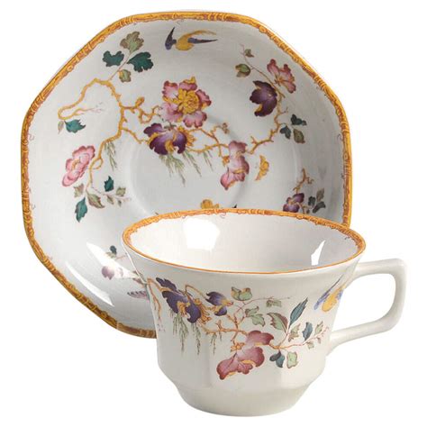 Devon Rose Flat Cup Saucer Set By Wedgwood Replacements Ltd