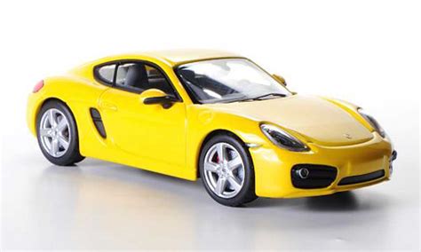 Modellino In Miniatura Porsche Cayman S Norev Typ C Giallo