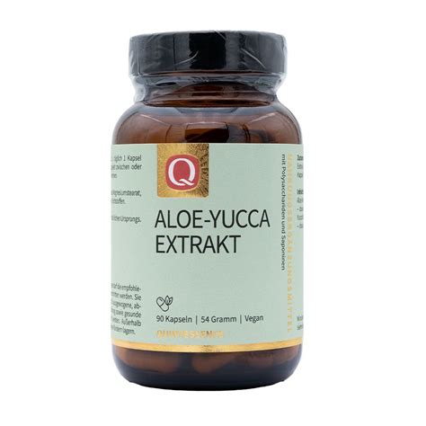 Aloe Yucca Extrakt Kapseln Von Quintessence 54 G Shop Apotheke