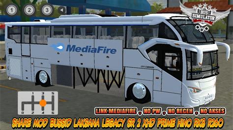 Share Mod Bussid Laksana Legacy SR 2 XHD Prime Hino RK8 R260 LINK