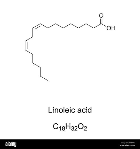 Linoleic Acid Polyunsaturated Omega 6 Essential Fatty Acid Chemical