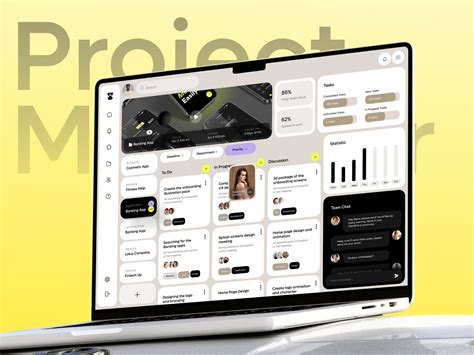 Project Management Dashboard On Behance