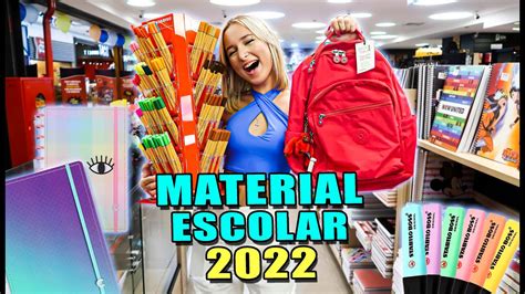 COMPRANDO MEU MATERIAL ESCOLAR 2022 Parte1 YouTube