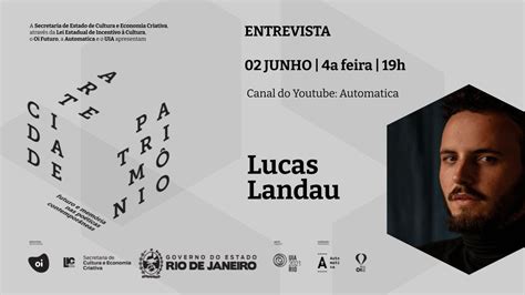 Arte Cidade E Patrim Nio Entrevista Lucas Landau Youtube