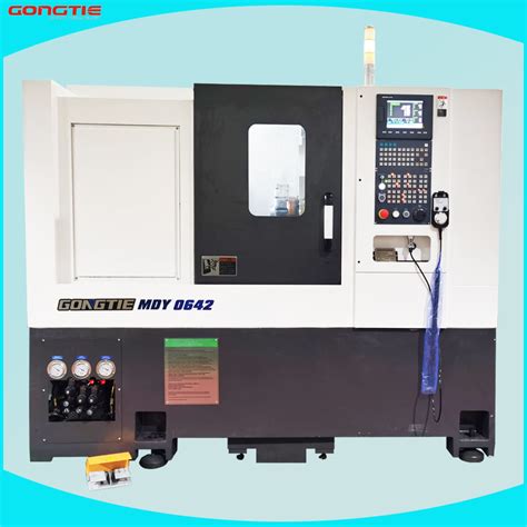 High Accuracy Horizontal Slant Bed Power Turret Cnc Lathe Machine With