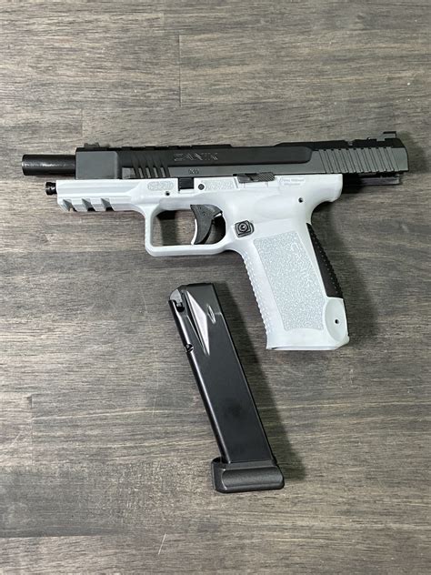 Canik Tp9sfx 9mm Black And White Guntickets 10 Spot Gunbros