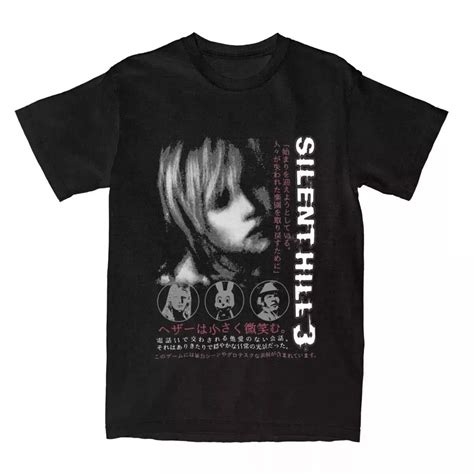 Silent Hill 3 Black T Shirt Silent Hill Tee Horror Game T Shirt Hot