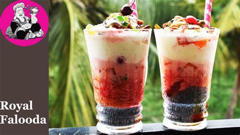 Royal Falooda Recipe Summer Desserts Recipes Youtube