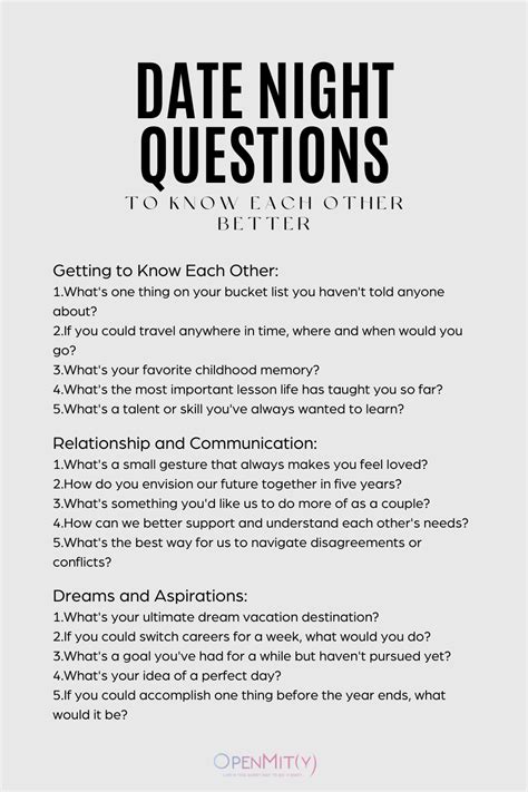 Date Night Questions Date Night Questions Relationship Advice Quotes