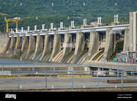 Iron Gate Dam On The River Danube Stock Photo Alamy