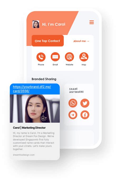 Digital Name Card Singapore Best Custom E Business Namecard App With Qr Code Prices From 45