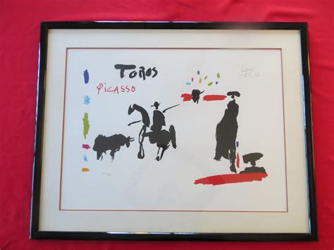 Pablo Picasso Lithograph Numbered Toros Y Toreros At 1stdibs Pablo Picasso Toros Y Toreros