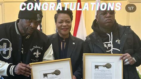 Birdman Slim Cash Money Record Owner Receiving Keys To The City Of New