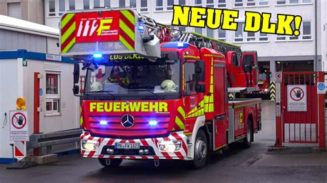 Neue Drehleiter Feuerwehr L Denscheid L Schzug Hlf Bullhorn