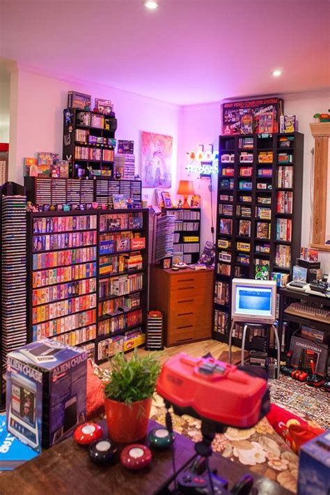 Retro Game Room 3 Deco Gamer Retro Games Room Retro Room Ideas Retro Room Decor 80s Geek