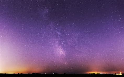 Noche Cielo Morado Fondo De Pantalla HD Wallpaperbetter