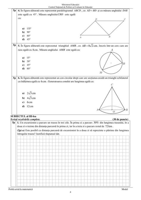 Noile Modele Oficiale Edu En 2023 Toate Probele Scrise Din 1