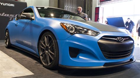 2012 Sema The Cosworth Hyundai Genesis Coupe Racing [live Photos] Autoevolution