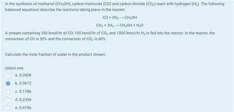 Solved In The Complete Combustion Of Propane Carbon Dioxide Chegg