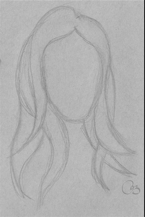 Women Hair Sketch Girl Drawing Sketches Art Drawings Sketches Sketches