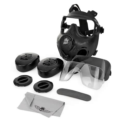 Airsoft Protection Paintball Dual Fans M50 Gas Mask Style Full Face