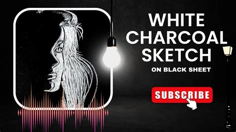 How To Use White Charcoal Pencil White Charcoal Pencil Art Light