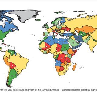 10: Cantril Ladder: Trends by Birth Cohort and Region | Download Scientific Diagram