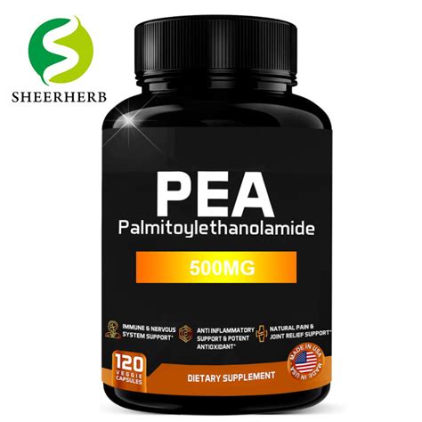 Oem Private Label 500mg Anti Inflammatory Palmitoylethanolamide Pea Capsules