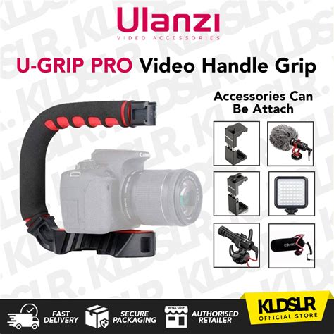 Ulanzi U Grip PRO U Shape Bracket Video Handle Handheld Stabilizer Grip