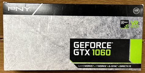 Pny Geforce Gtx 1060 6gb Gddr5 Graphics Card Vcggtx10606pb W Box 751492596990 Ebay