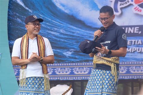 Sandiaga Uno Krui Jadi Lokasi Selancar Terbaik Dunia Jpnn Lampung