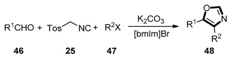 Recent Advances In The Synthesis Of Oxazole Based Molecules Via Van Leusen Oxazole Synthesis Pmc