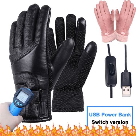 Usb Rechargeable Heated Gloves Usb Electric Heated Gloves Usb