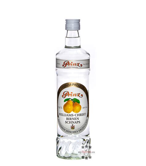 Prinz Williams Birnen Schnaps Mit Vol Als L Bei Myspirits Eu