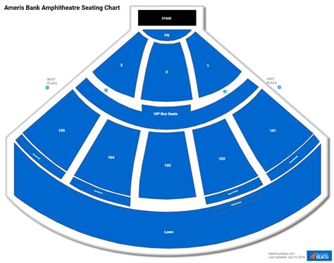 Ameris Bank Amphitheatre Seating Chart - RateYourSeats.com