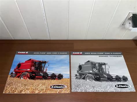 Brochure Prospectus Moissonneuse Batteuse Case Ih Axial Flow