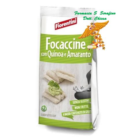 FIORENTINI FOCACCINE QUINOA AMARANTO 100G Farmacia Chiesa