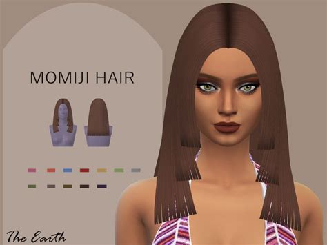 Hair Sims 4 Momiji Electronic Art Maxis Match Sims 4 Mods Recolor