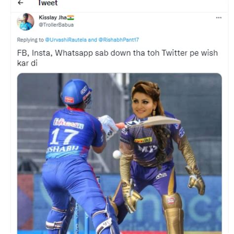 On Rishabh Pant Birthday Actress Urvashi Rautela Wish Him And Gets Trolled