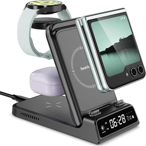 SwanScout Station De Charge Pour Samsung Z Flip 6 Watch Ultra 703F