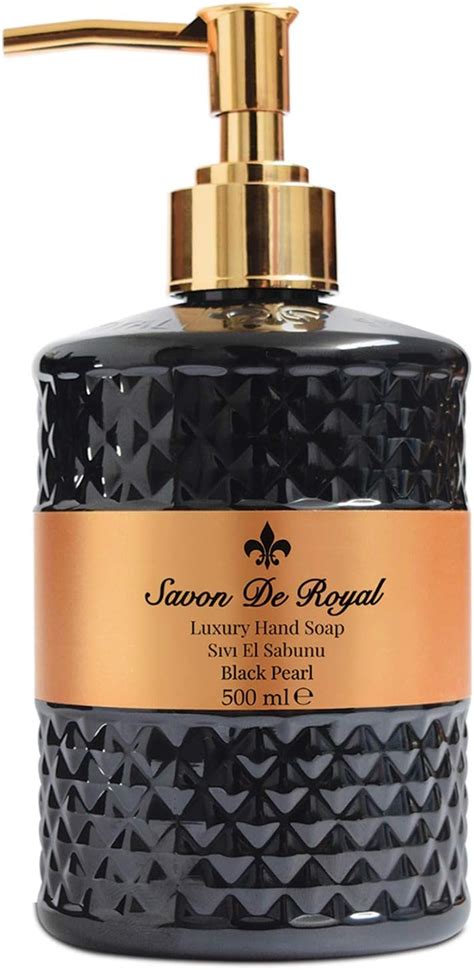 Savon De Royal Black Pearl Liquid Hand Soap Liquid Hand Wash Multi