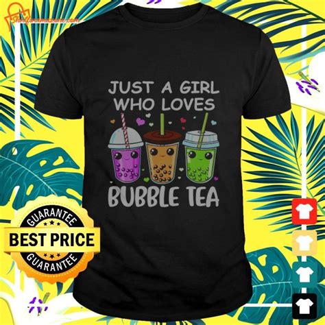 Just A Girl Who Loves Bubble Tea Shirt Tea Shirt Bubble Tea Shirts